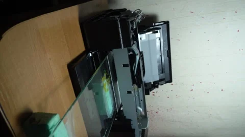 Digital printing technology Stock Footage 312031521