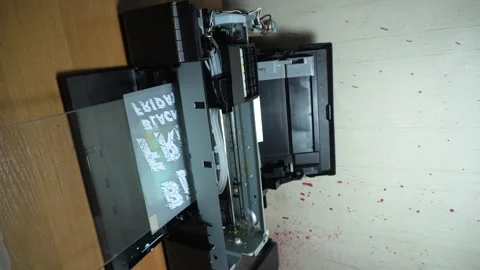 Digital printing technology Stock Footage 312031616