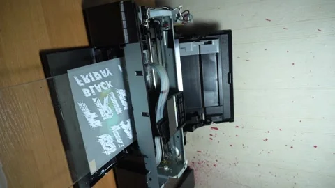 Digital printing technology Stock Footage 312031662