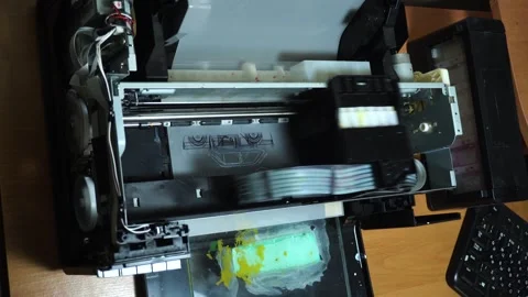 Digital printing technology Stock Footage 312031885