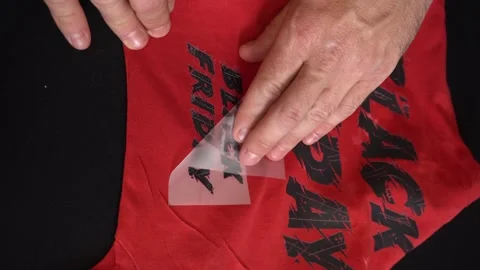 Digital printing technology on textiles direct to film Stock Footage 312031159