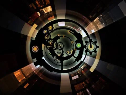 Digital Processing Colors Stock-Illustration