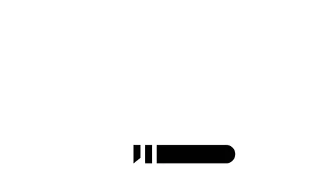 Digital Processing glyph icon animation Stock Footage 163647881