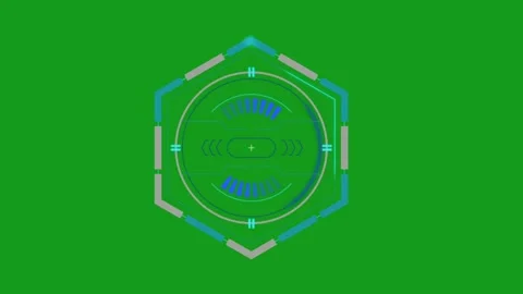 Digital processing green screen motion graphics Vídeos de archivo 136143691
