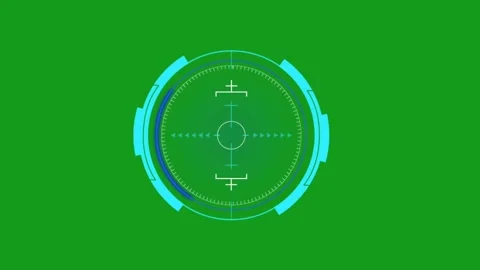 Digital processing motion graphics with green screen background Stock Footage 136806045