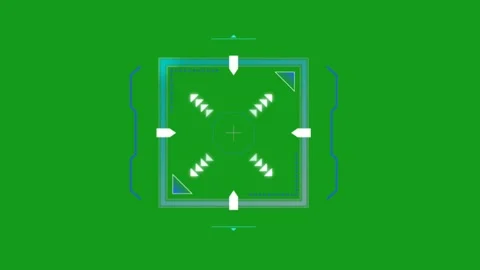 Digital processing motion graphics with green screen background Stock Footage 138074342