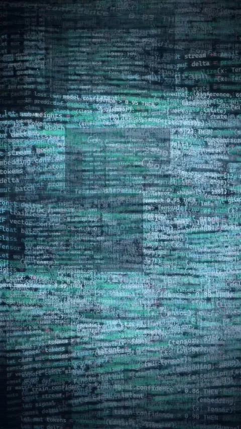 Digital Programming Code Background with Futuristic Data Stream 스톡 동영상 335372114