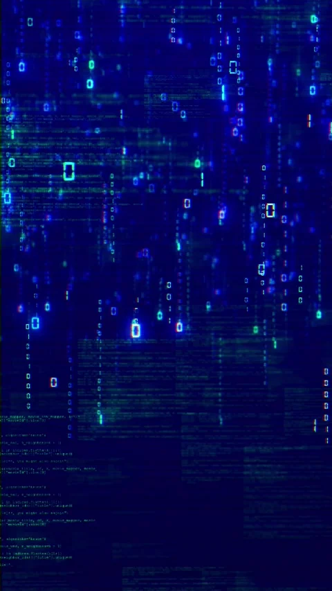 Digital Programming Code Cyber Security Data Background 스톡 동영상 341356080