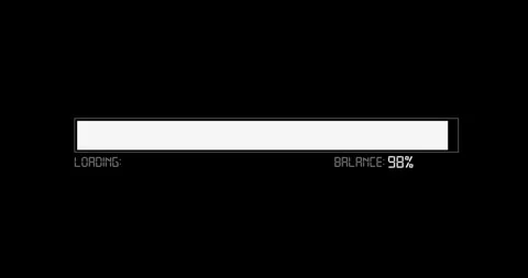 Digital progress download HUD elements 動画素材 342096005