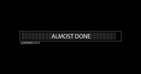 Digital progress download HUD elements Vídeos de archivo 342096011