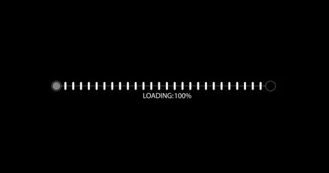 Digital progress download HUD elements Vídeos de archivo 342096018