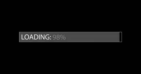Digital progress download HUD elements Vidéo 342096025