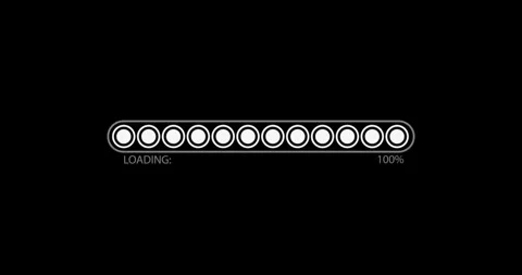Digital progress download HUD elements Vídeo Stock 342096041