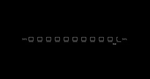 Digital progress download HUD elements Stock Footage 342096056
