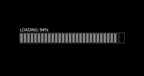 Digital progress download HUD elements Vídeo Stock 342096063