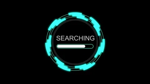 Digital progress indicator tracks database file download percentages. Inter.. Stock Footage 337817817