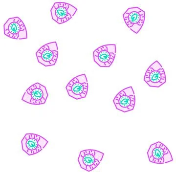 Digital protection chia cryptocurrency vector seamless pattern Stock Illustration