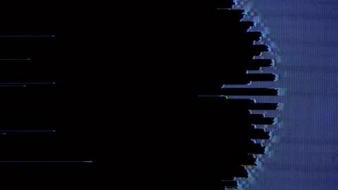 Digital psychedelic dynamic futuristic glittering background. Stock Footage 161682641