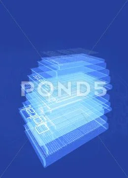 Digital publishing, conceptual artwork Stock Illustration