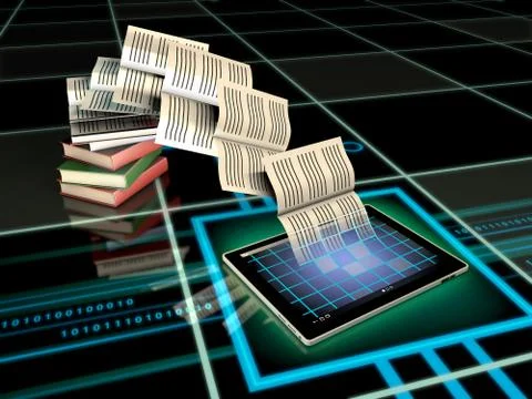 Digital Publishing Stock Illustration