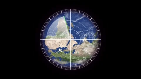 Digital Radar Scanning Animation Background. Video stock 316746771
