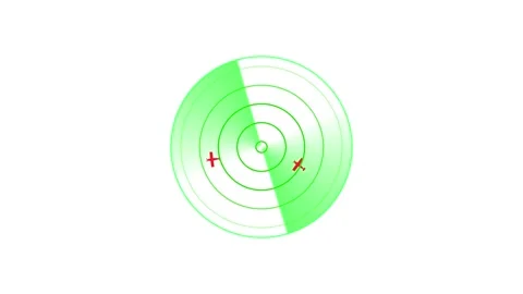 Digital Radar Scanning Animation Background. Video stock 316746871
