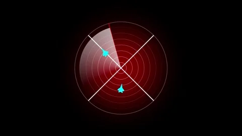 Digital Radar Scanning Animation Background. Video stock 316746916