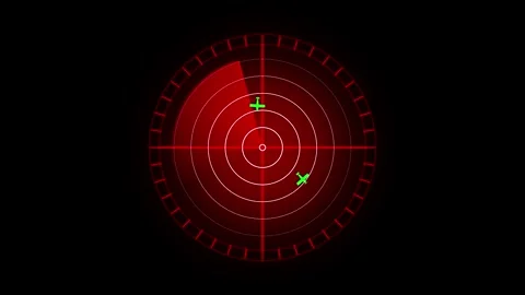Digital Radar Scanning Animation Background. Video stock 316747020