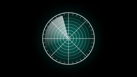 Digital Radar Scanning Animation Background. Video stock 316747086