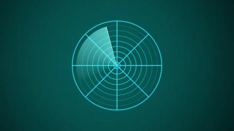 Digital Radar Scanning Animation Background. Video stock 316747146