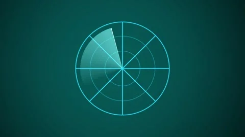 Digital Radar Scanning Animation Background. Video stock 316747163