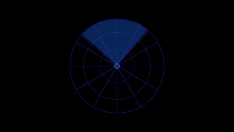 Digital Rader searching system animation. Rader Hud technology signal waves.. 스톡 동영상 334359596