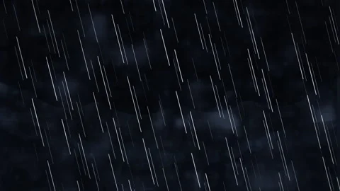 Digital rain animation looping dark blue motion graphic texture pattern Stock Footage 346543716