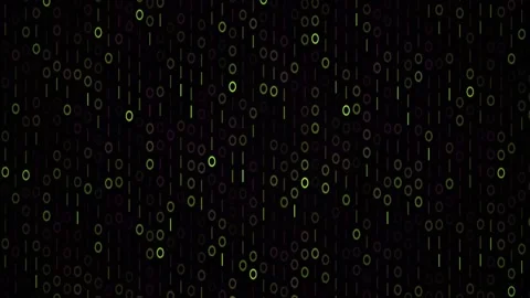 Digital rain of binary code symbols. 스톡 동영상 335108194