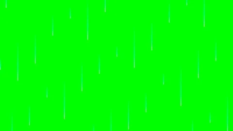 Digital rain effect overlay with vertical light streaks on green background Stock Footage 341824404