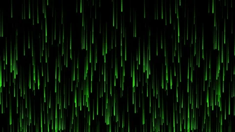 Digital rain falling across a cybernetic reality Stock Footage 300725259
