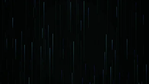 Digital rain falling on black background. Stock Footage 340015184