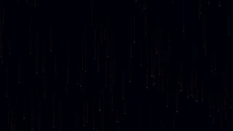 Digital rain falls in cyberspace with bright symbols creating a unique visu.. Stock Footage 324649128