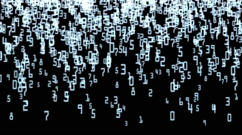 Digital Rain Vídeo Stock 61106029