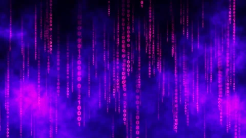 Digital rain Stock Footage 325660987