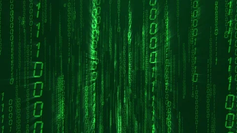 Digital rain information falling Stock Footage 140728902