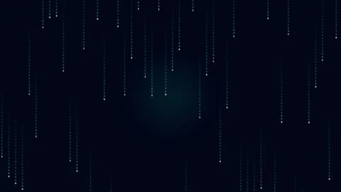 Digital Rain Matrix Abstract Background Stock Footage 347626255