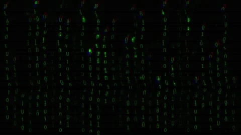Digital Rain - Matrix Code Loop Vídeos de archivo 334274337