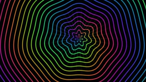 Digital Rainbow Static Background  Bright lines create a Stock Footage 341740993