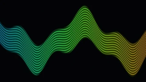 Digital rainbow static background in motion with vibrant Stock Footage 341749984