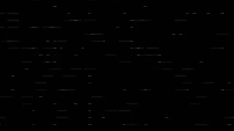 Digital readout of the timecode on a black background HD Video stock 141805423