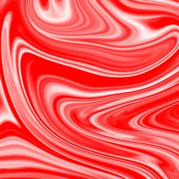 Digital red abstract background with liquify flow Stock Illustration