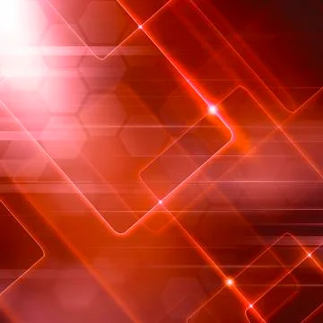 Digital red abstraction background Stock Illustration