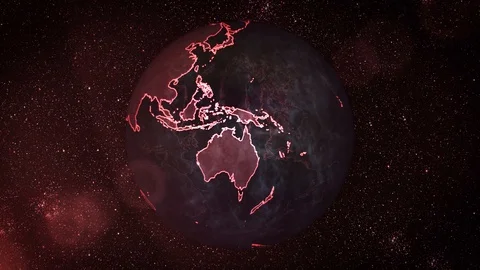 Digital Red Earth on Oceania Vidéo 113097955
