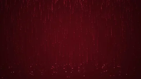 Digital red rain loop animation. Abstract technology background. Stock Footage 167455582